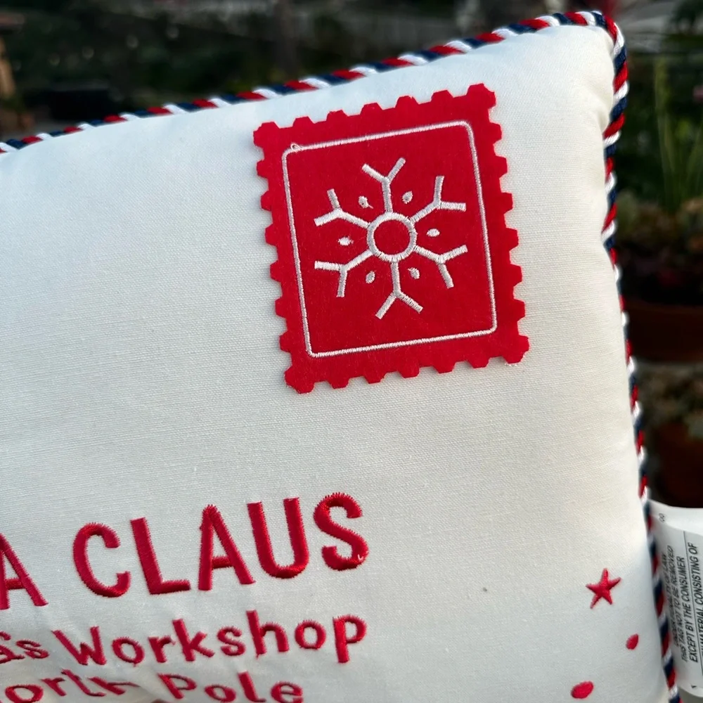 Target Santa Christmas letter holiday pillow wondershop 2023